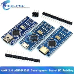 Mini / Type-C / Micro USB Nano 3.0 With bootloader compatible controller for arduino CH340 USB driver 16Mhz ATMEGA328P USB Cable
