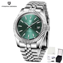 PAGANI DESIGN Men Mechanical Watch Luxury Automatic Watch Sport Stainless Steel 100M Waterproof Watch for Men