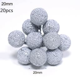 Artificial Foam Stamen Fruit Berry Gold Silver Red cherry pearlescent stamen wedding Christmas decor DIY gift box Wreaths