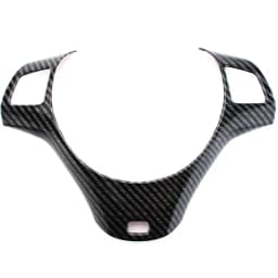 Carbon Fiber Car Steering Wheel Panel Decoration Cover Trim Moulding Sticker for BMW 1 3 Series E87 E90 E92 E93 2005-2012