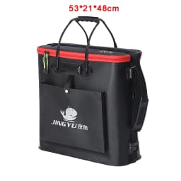 Portable Fishing Bag Water Bucket Storage Boxes Collapsible Thicken Live Fish Tank Water Bucket Outdoor Camping Fishing Tackle