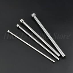 Dia 0.5-25mm SKD61 Mold Ejector Pin L=100-500mm Full Hard Die Thimble Straight Ejector Push Rod Round Needle Customizable