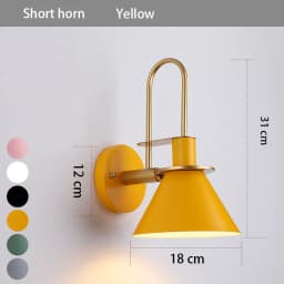 Modern Simple Wall Lamp Living Room Creative Background Wall Aisle Wall Lamp Nordic New Bedroom Bedside Lamp
