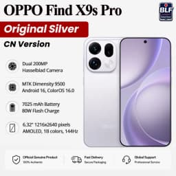 OPPO Find X9s PRO 5G Dimensity 9500 Double 200MP Camera 6.32 LTPO AMOLED 144HZ Google Play ColorOS16 80W NFC Original NEW
