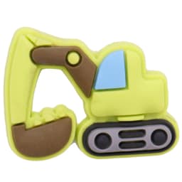 Single Sale 1pcs PVC Shoe Charms Fire Engine Excavator Crane Truck Hole Slipper Accessories Shoes Ornament For Children Gift