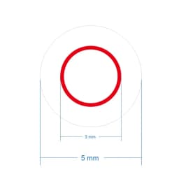 1200pcs 5mm Screw Hole Security Seal Warranty Void Brittle Paper Sticker Tamper Evident Repair Guanantee Stamps VAS