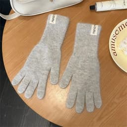 Winter Women Wool Gloves Knitted Full Finger Extended Long Gloves Wool Touchscreen Mittens Thick Warm Cycling Anti Cold Gloves