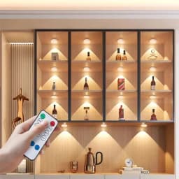 LED Motion Sensor Night Light Wireless Under Cabint Lights Dimmable USB Rechargeable Lighting Kitchen Aisle Closet Home Decor