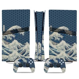 Skin Sticker for PS5 Pro Digital Edition Vinyl Decal Full Skin Cover Protective Wrap for Console Controller
