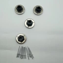4 Pieces Cement Stucco Sprayer Nozzles Accs Plastering Tool Replacements W/Gaskets Needles Set Plaster Sprayer 10mm for Ceilings