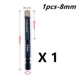 5-16mm Hexagonal Shank Brazed Dry Ceramic Tile Drill Bit Marble Granite Vitrified Tile Hole Opener Diamond Drill Bit Hole Saw