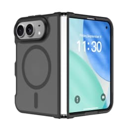 Slim Matte Translucent For Magsafe Case For iPhone Duo duo DUO Fold Wireless Charging Shockproof Back Front PC Hard Cover