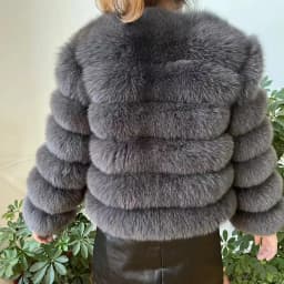 100% Natural Fur Jacket Real Fur Coat Winter Jacket Women Natural Fox Fur Luxury Fashion 50cm Short Jacket Wholesale Hot 2022