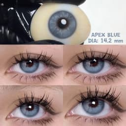 Bio-essence 1 Pair Big Eye Korean Lenses Colored Contact Lenses with Degree Myopia Lenses Green Lenses Black Lenses Prescription