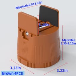 Adjustable Splint-Type Furniture Protection Pads: Moisture-Proof, Shockproof; Fit Table/Chair/Stool Legs, Heightens