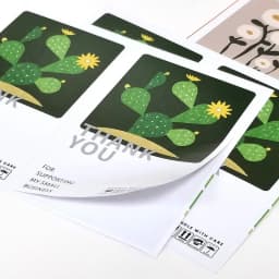 50PCS 5x10cm Rectangle Self-adhesive Thank You Sticker For Small Business Gift Box Seal Label Greeting Package Wholesale Supply