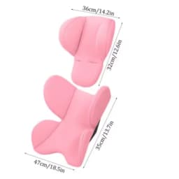Infant Car Seat Inner Head Neck Body Support Cushion; Stroller Energy Bed Mattress; Mesh Breathable Liner; Neck Safety Liner