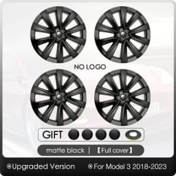 4PCS HubCap 18 Inch Performance Wheel Caps Automobile Replacemen Hub cap Full Rim Cover Accessories for Tesla Model 3 2018-2023