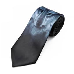 Men's Smooth Soft Polyester 8cm Tie Vintage Cute Giraffe Cat Vegetable Reindeer Pattern Printed Wedding Party Accessory Gift