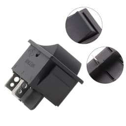 Rocker Foot Switch for 6V and 12V Ride-On Electric Cars Accelerator Pedal Reset Control with 2-Pin Socket Compatibility