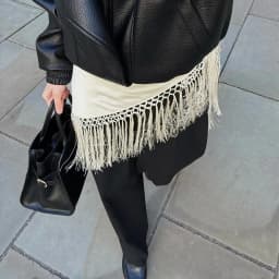 Linad Street Chic Beige Satin Tassels Mini Skirts Woman 2026 Summer Elegant High Waist Irregular Skirts Casual Loose Skirt Women