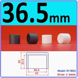 White Silicone Rubber Round End Cap Dust Seal Blanking End Stopper Protection Cover For Pipe Tube Furniture Pads 3mm-68.5mm