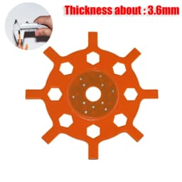 2/3/4 Teeth Nylon Grass Trimmer Blade Replacement Brush Cutter Head for Weed Eater Lawn Mower Garden Tool Accessories