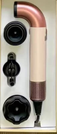 Hair Dryer, 1400W High Power, Quick Drying, Lightweight Body, Low Noise, Comes With Multiple Types of Air Nozzles. Hairdryer