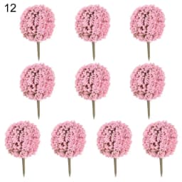 10pcs Plastic Artificial Miniature Flower Tree Scenery Railroad Decoration Building Landscape Model Accessories