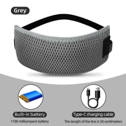 Heated Eye Mask Eye Mask for Dry Eyes with 3 Heat Levels Hot Compress Warm Compress Heating Pad for Sleep Dark Circles