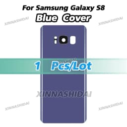New Glass Housing for Samsung Galaxy S8 Back Battery Cover Rear Door Case Panel Replacement Part