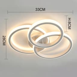 Modern Baked Enamel Finish LED Ceiling Lamp 3 Color Temperature Corridor Lights Balcony Lamps Bedroom Living Room 110V-240V