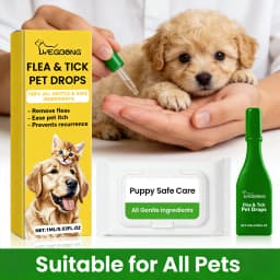 Pet Flea&tick Drops Effectively Repel Fleas Keep Skin Healthy Improve Hair Gloss Anti Skin Itching Pet External Deworming Drops