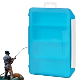 Tackle Box For Fishing 4-Grid Transparent Fishing Lures Storage Box Bait Hooks Accessory Jig Accessories Visible Trays Removable