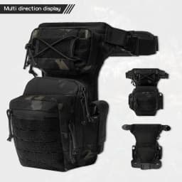 Highly Durable 1000D Nylon Laser Cut Waist Pack for Outdoor Sports Like Cycling and Motorcycling 힙색 Waist Bag Men Belt Bags Sac