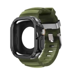 Silicone Strap+TPU PC Case For Apple Watch Ultra 3 2 1 49mm for iWatch Series 11 10 46mm band for Iwatch 9 8 7 6 5 4 45mm 44mm