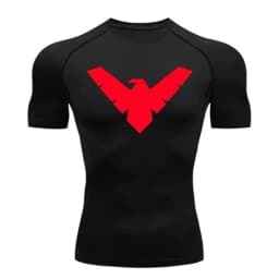 Men's Compression Shirt Short Long Sleeve Quick Dry _ All Season Workout Top for Gym Running Fitness UV Protection