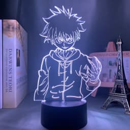 Acrylic 3d Lamp Anime Hunter X Hunter Killua and Gon for Bedroom Decor Nightlight Birthday Gift Led Night Light Manga Hxh Killua