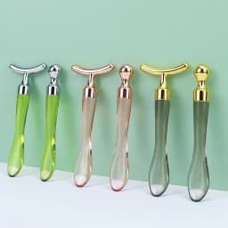 2in 1 Face Eye Massage Stick Eye Cream Applicator for Anti Wrinkle Dark Circles Facial Lifting Mixing Spatulas Scoop Mini Spoon