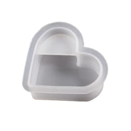 Business Card Storage Silicone Mold Clouds Rainbow Hexagon Heart Card Holder Display Resin Epoxy Mold DIY