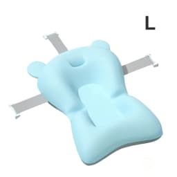Baby Bath Seat Support Mat Infant Anti-Slip Soft Comfort Body Cushion Foldable Baby Bath Tub Pad Chair Newborn Bathtub Pillow