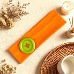 Dopamine Large Button Wave Dot Elasticity Headband Fashion INS Style Elastic Headband Sports Fitness Sweat-absorbent Hairband