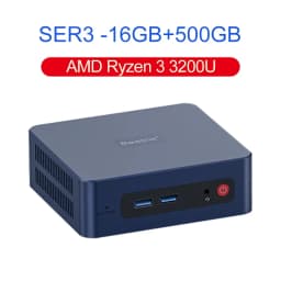 Beelink SER5 Max Win 11 Mini PC AMD Ryzen7 6800U/7735HS R3 3200U R5 5500U DDR4 RAM 16G NVME 500G Wifi6 4K Type-C Gamer Computer
