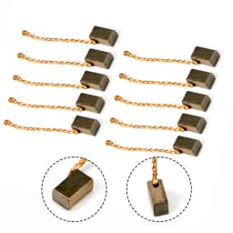 10pcs Carbon Brush Car Casement Motor Brush Copper 4x5x8mm Carbon Brushes For Automotive Casement Motors Electric Power Tool