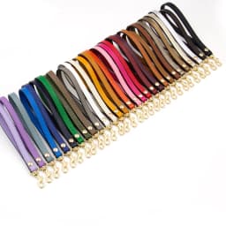 Genuine Leather Clutch Bag Wristlet Strap Buckle Hand Strap, Leather Camera Strap Bag Leather Handle