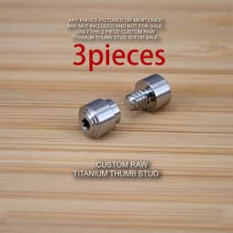 1piece Titanium Alloy Folding Knife Thumb Stud Pushed Screws for BM Bugout 535 Knives Rivet DIY Accessories