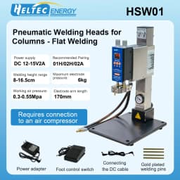 Heltec 21KW 36KW 42KW Capacitor Storage Battery Spot Welding Machine/Portable Small Spot Welder LED Display 0.5mm Thickness