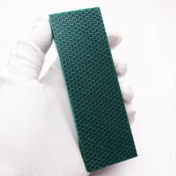 2pieces C-Tek Knife Handle DIY Material Plate Resin Material Snake Grain Honeycomb Pattern Slingshot Handle 120x40x8mm