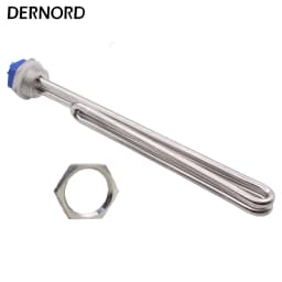 DERNORD Electric Heating Element 1"BSP Foldback Immersion Resistance 240V 1KW 2KW 2.5KW 3KW 3.5KW Tubular Water Heater