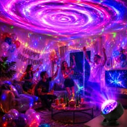 LED Galaxy Projector Light Colorful Galaxy Sky Projector Bedroom Night Light Kids Room Decoration Christmas Party Decoration